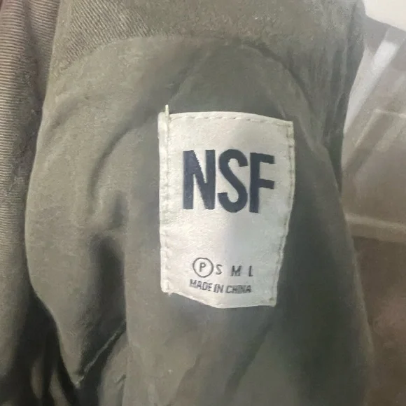 NSF Women's Army Green Utility Jacket - Picture 6 of 14